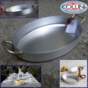 Made in Italy  - Cazuela ovale alluminio 26 cm 
