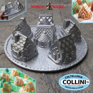 Nordic Ware - Cacerola Cozy Village 6 moldes